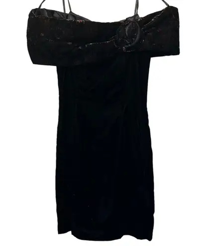 Gunne Sax Jessica McClintock Dress 80’s Homecoming Prom Velvet Sleeveless