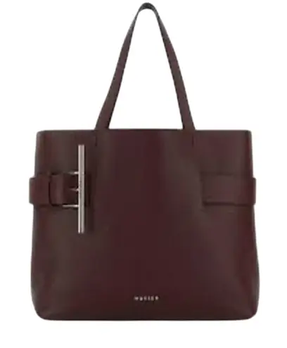 Alexander McQueen NWT T-Bar Sling Leather Tote in Cranberry - Image 1