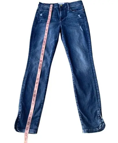 frame denim FRAME Le High Skinny Side Slit Jeans