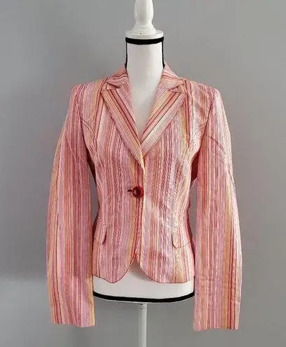 Hugo Boss  Multicolored Striped Afiri Blazer Size 6