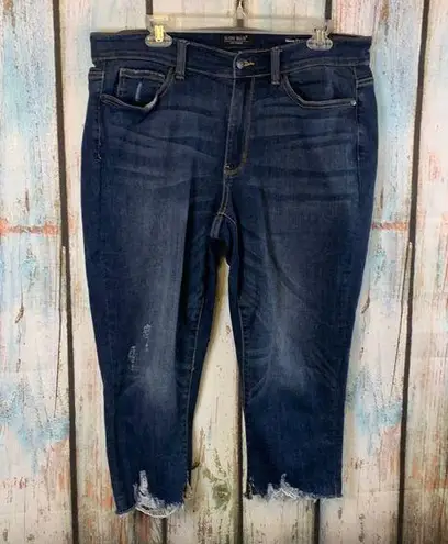 Judy Blue 🚫SOLD🚫 Skinny Fit Capri Raw Hem Stretchy Jeans Size 16W