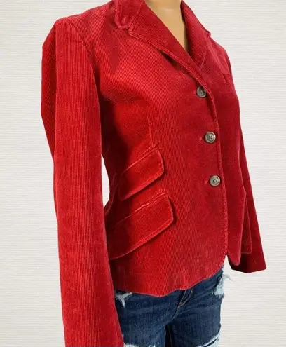 Ralph Lauren  Equestrian Red Corduroy Jacket