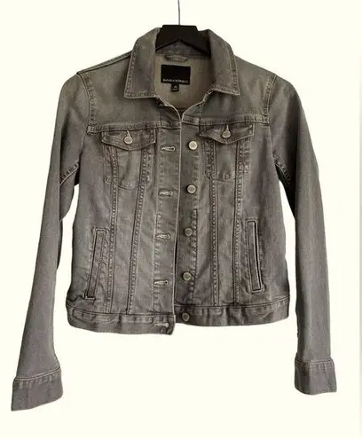 Banana Republic Ladies  Gray Jean Jacket, Size XS