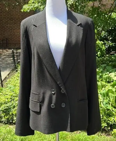 Vince  Black Classic Double Breasted Blazer