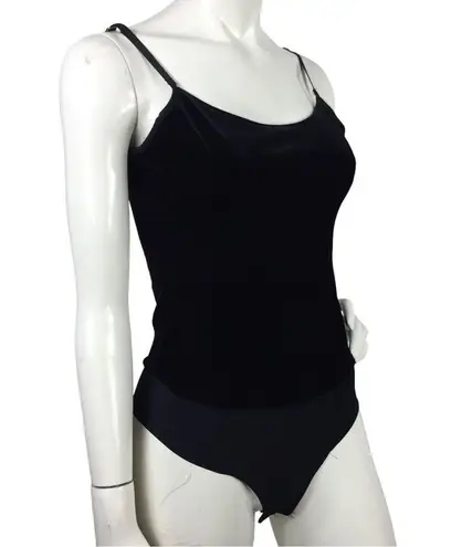 Commando  Velvet Bodysuit Black Size M