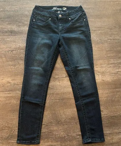 Seven7 10 Tummyless Darkwash Non-Distressed Skinny Jean