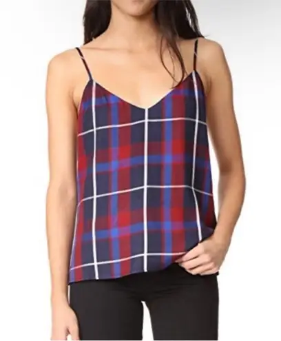 L'Agence Plaid Jane Cami Tank Top Size Medium