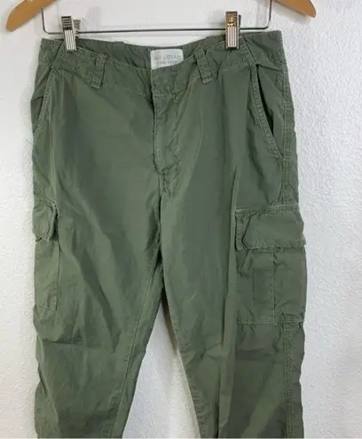 Nili Lotan Carpenter Cargo French Military Pants Campo Army Green Size 2