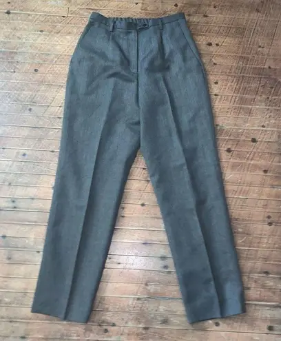 Pendleton gray 100% wool high waist 8 business casual slacks