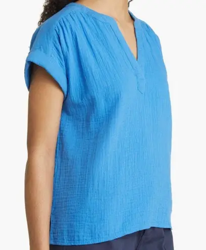 Tommy Bahama Blue Coral Isle Gauze Top Size Small