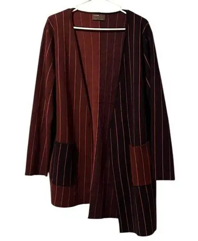 Kerisma Women M/L Open Front Red Wool Acrylic Blend Sweater Artsy Hi Low Cut Art Size undefined - Image 1