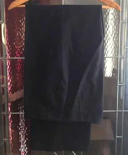 Ellen Tracy Women's Mid Rise Straight Leg Pants Black Size 10