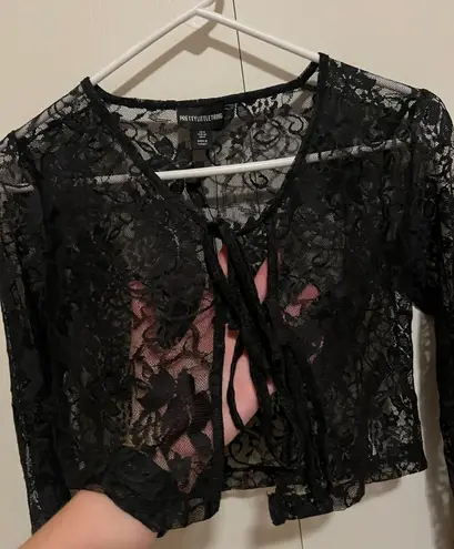 Nasty Gal Lace Crop Top