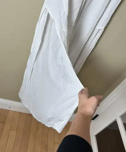 Kona Sol Faux Wrap Split Leg Crepe-y Cover Up Wide Leg Beach Pants Size XL