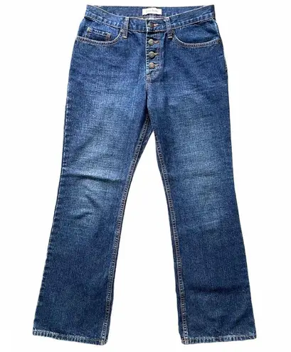 ZENA 80s 90s Vintage Button Fly Blue Jeans Size 6S