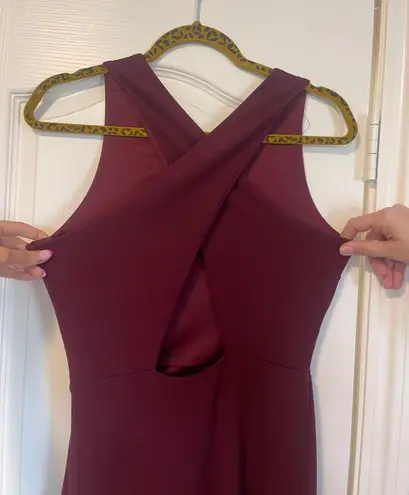 burgundy jumpsuit Red Size XS