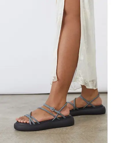 Vagabond Shoemakers Blenda Strappy Sandal in Ash Blue