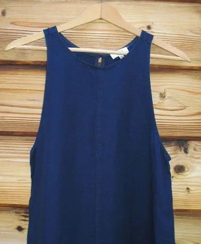 Wilfred Aritzia  Blue Indigo Trompette Linen Dress