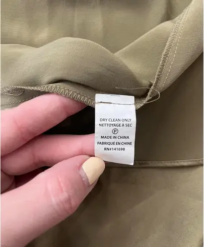 Ramy Brook Laney Satin Midi Dress Soft Green 8