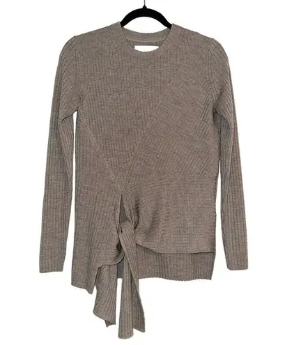 Brochu Walker The Dean Wrap Wool Pullover Top SMALL