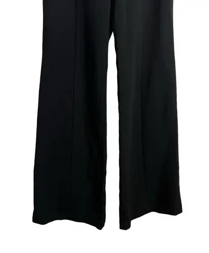 Black Halo Genesis Black Silver Wide Leg Halter Cocktail Jumpsuit Size 2