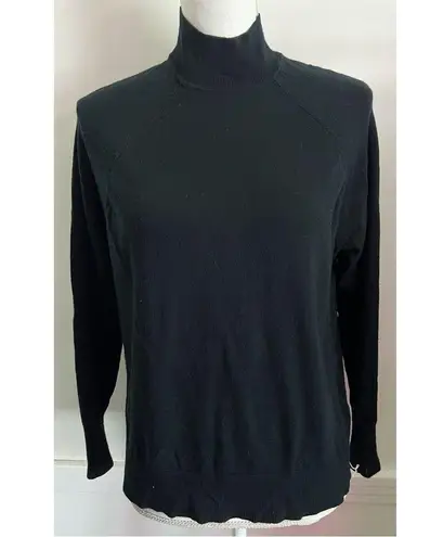 Daily Ritual • Black Lightweight Turtleneck Knit Sweater