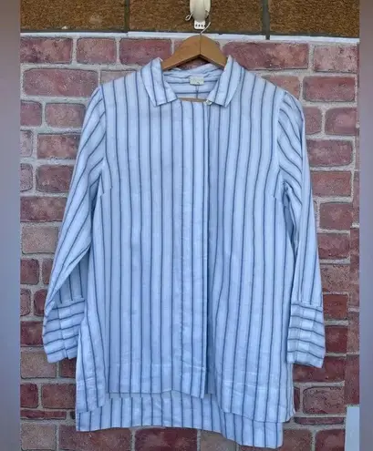 Poetry STRIPE BUTTON THROUGH SHIRT SIZE 8
