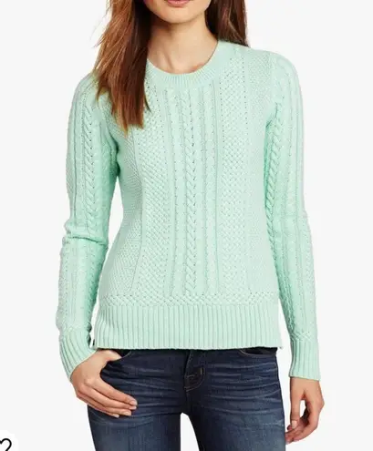 BCBG MaxAzria Mint Green Wool Blend Knit Sweater Women’s Size Small Spring