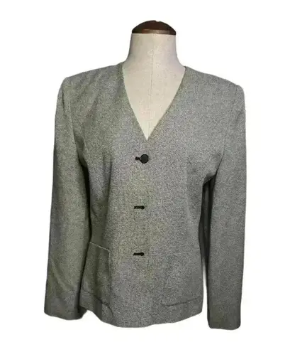 Larry Levine Vintage Sz 10
Womens Gray Business Suit Pants
Skirt Blazer Jacket