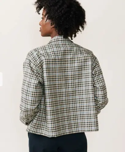 Able Gianna Plaid Shirt Jacket