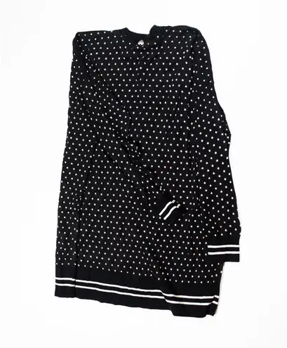 twinset NEW Star Print Pattern V Neck Jewel Crystal Embellished Knit Sweater LG