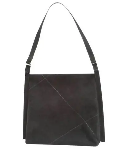 Salvatore Ferragamo EUC Authentic black suede purse; Used twice, no visible wear