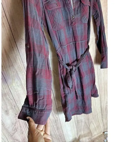 Bob Timberlake NEW Women's Long Sleeve Red Plaid Checkered Dress Size Large $54