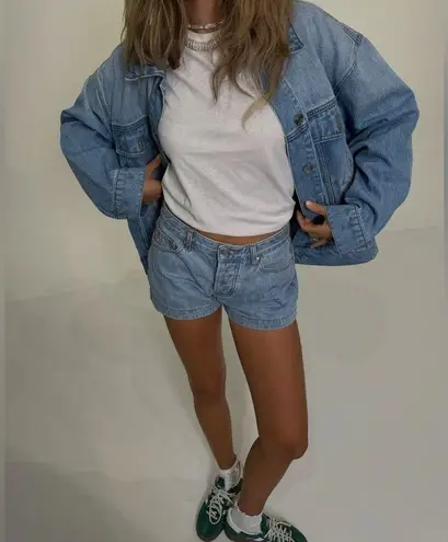 Parke Oversized Jean Jacket Blue Size undefined