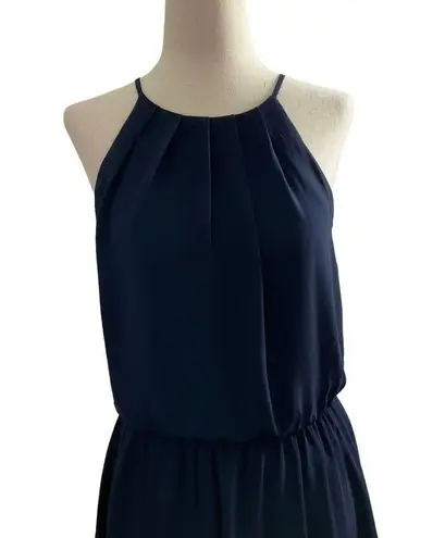 Lush Clothing LUSH Women Size Small Blue Halter Sleeveless Dress Summer 15-163