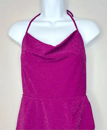 Michael Costello X REVOLVE Semira Gown in Magenta Size S NWT