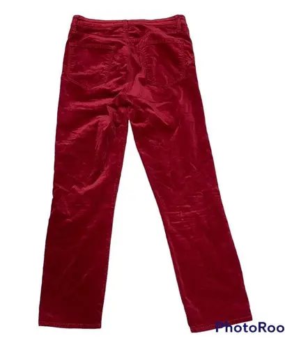 J Brand  Ruby High Rise Velour Crop Jeans