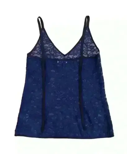 Babaton Aritzia Babton Halsmann Blouse Navy/Black Trim Size Small