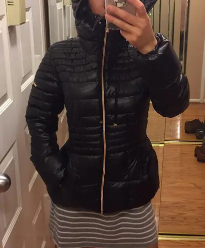 Karl Lagerfeld packable puffer jacket. Xs