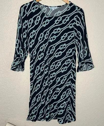 Escapada Living Dress Nautical Rope Coastal Seaside Resortwear Vacation Yacht