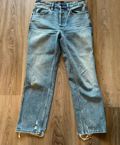 Abercrombie & Fitch  Annie High Rise Ankle Straight Jeans - Image 1