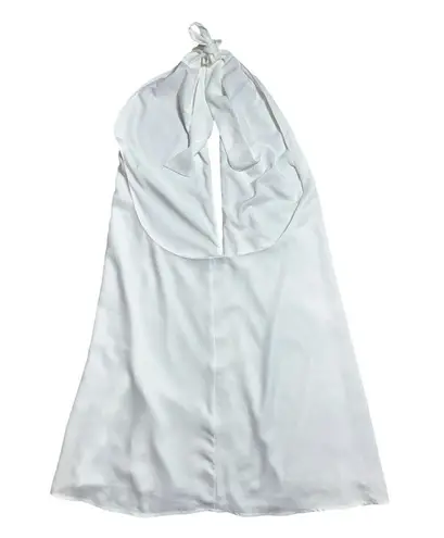 Tuckernuck White Halter Backless A-Line Mini Dress Women’s US Small