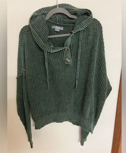 Natural Reflections Knit Hoodie Sweater size XL