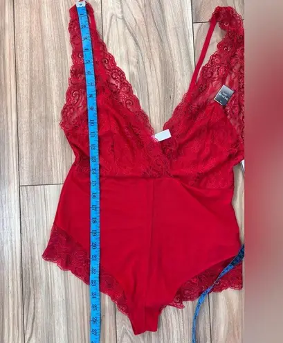 Marilyn Monroe NWT Red Lingerie Bodysuit