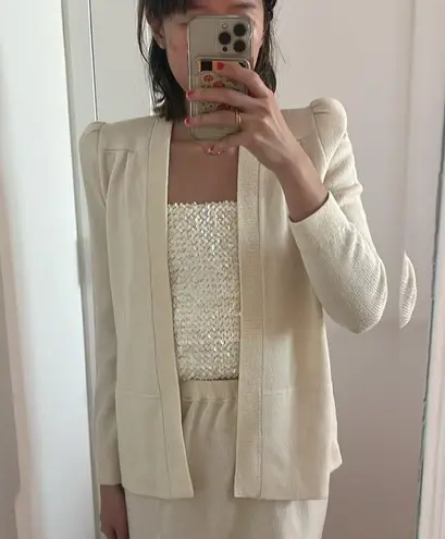 St. John Vintage 3 piece bandeau, skirt and cardigan set