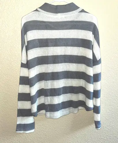 Socialite NEW  Striped Mock Neck Dolman Sleeve Sweater