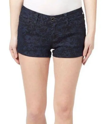 Be Girl Basic Black and Blue Pattern Shorts Size 10
