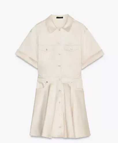 ZARA pocket front short sleeve mini dress