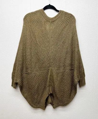 Vertigo Ribbed Balloon Sweater Womens Small Lightweight Warm Cozy Long Length