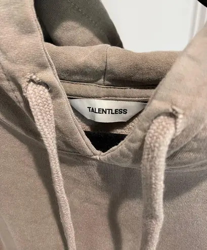 Talentless Cropped Hoodie